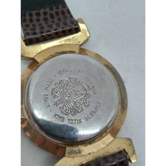 VINTAGE Jowissa Women's 27mm Manual Wind Up 17 Jewel Swiss Gold Tone Watch - Picture 10 of 11